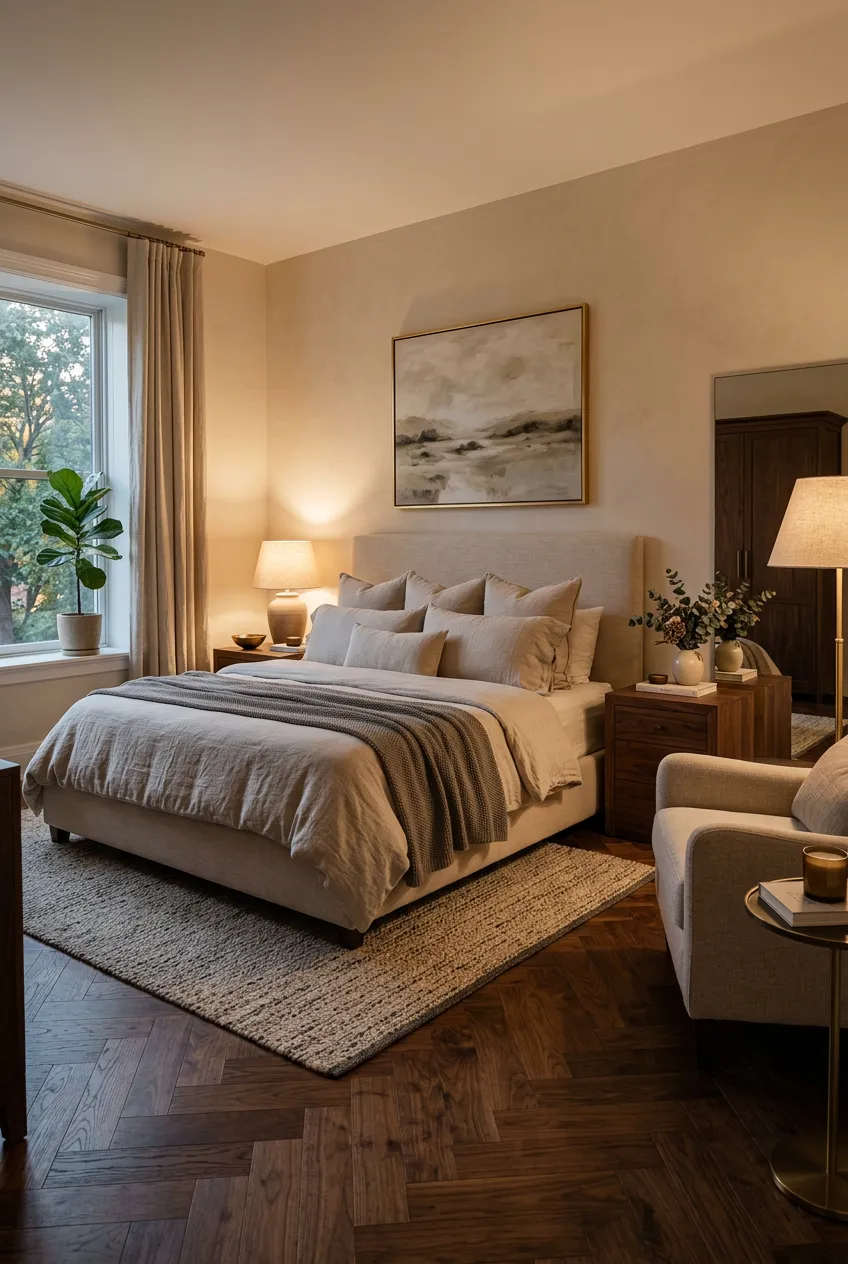 Walnut Parquet · Master Suite