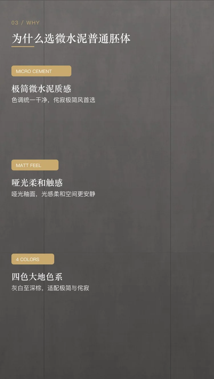 微水泥普通胚体瓷砖 — 3