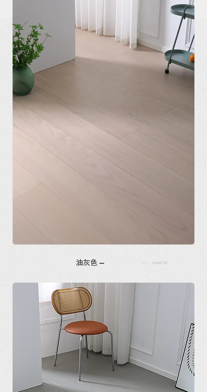 进口北美红橡木A级三层实木地板,大板系列 — 4