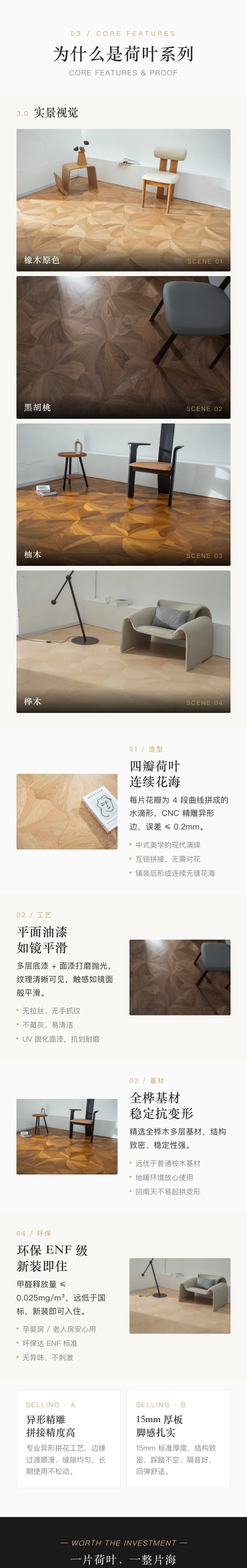 3-Layer Engineered Flooring · Classic Species — 3
