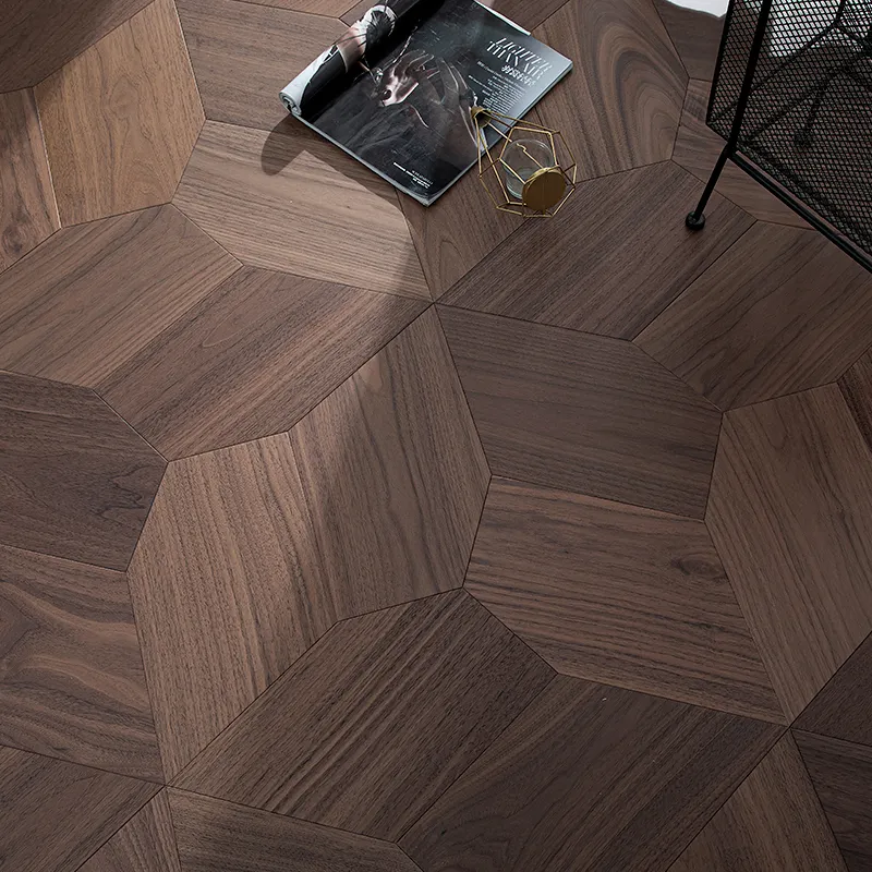 Stone Series Black Walnut 3-Layer Flooring