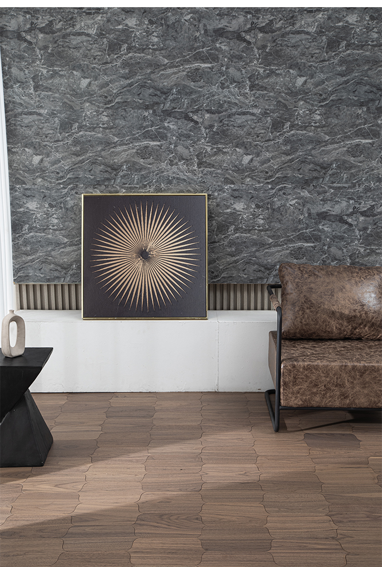 Bracket Series Black Walnut 3-Layer Flooring — 3