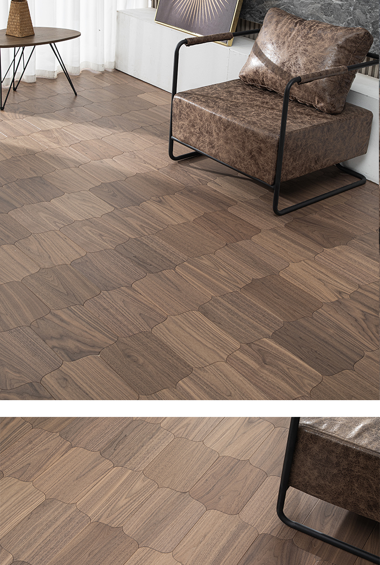 Bracket Series Black Walnut 3-Layer Flooring — 5