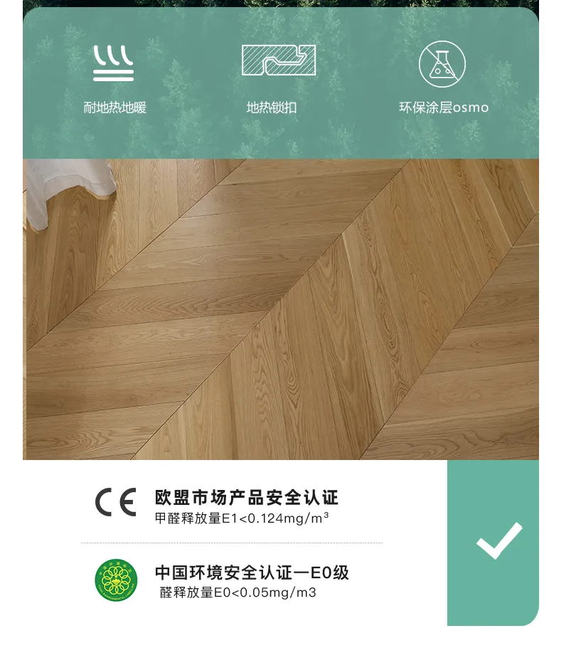 New 3-Layer Straight-Grain Chevron — 2