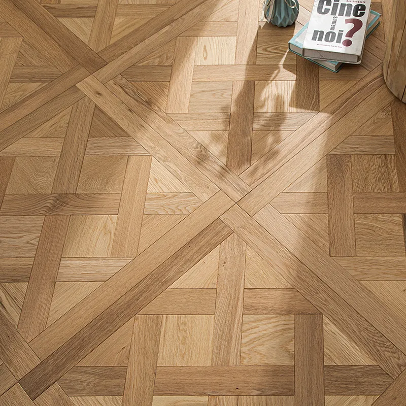 3-Layer Lattice Parquet · Oak